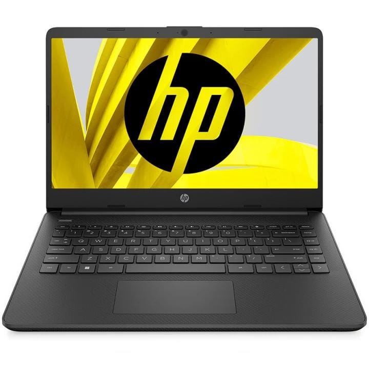 HP Athlon Dual Core 3050U - (8 GB/256 GB SSD/Windows 11 Home) 14s-fq0568AU Thin and Light Laptop  (14 inch, Jet Black, 1.41 Kg, With MS Office)