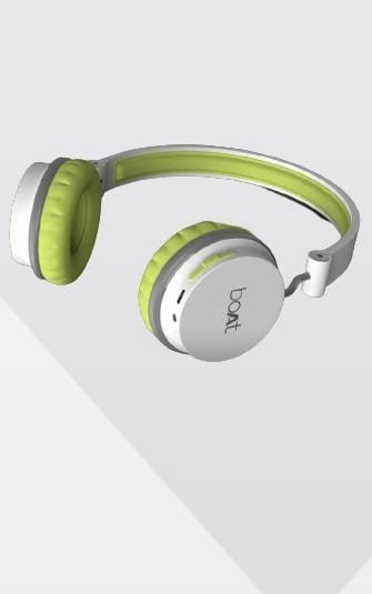 boAt Rockerz 400 Bluetooth Headset  (Green, Grey, On the Ear)
