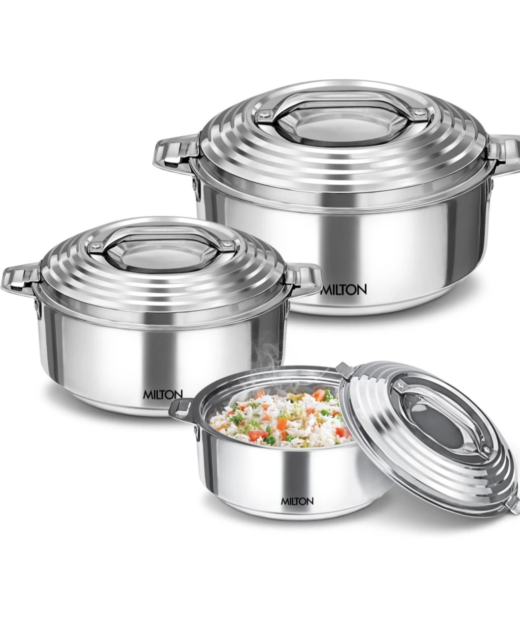 Milton Galaxia 3 Pic Casserole Set(1000/1500/2500ml)
