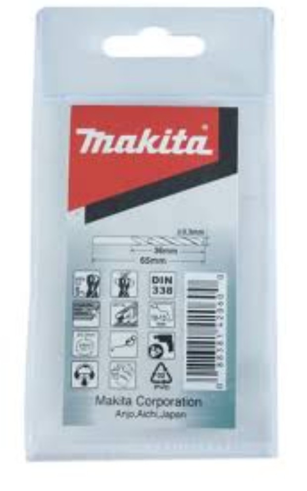 Makita HSS- Tin Metal Drill 12-151mm(5pc) / Drill Bit Set