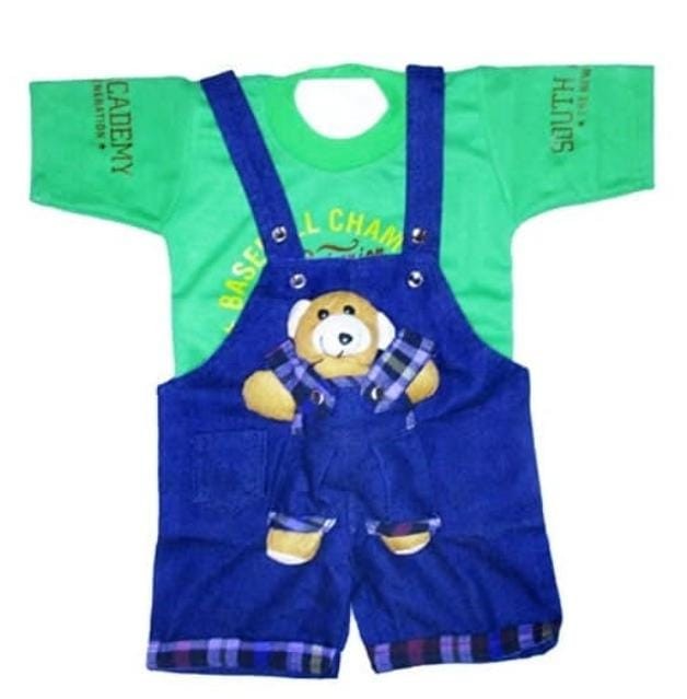 Stylish Dungaree Set For 8 To 18 Month Baby