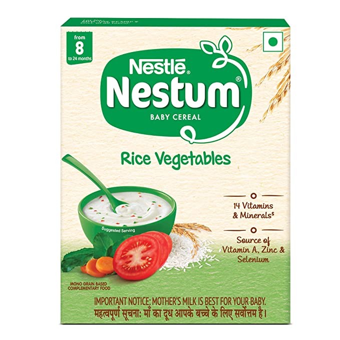 Nestlé NESTUM Baby Cereal - Rice Vegetables (From 8 to 24 months)