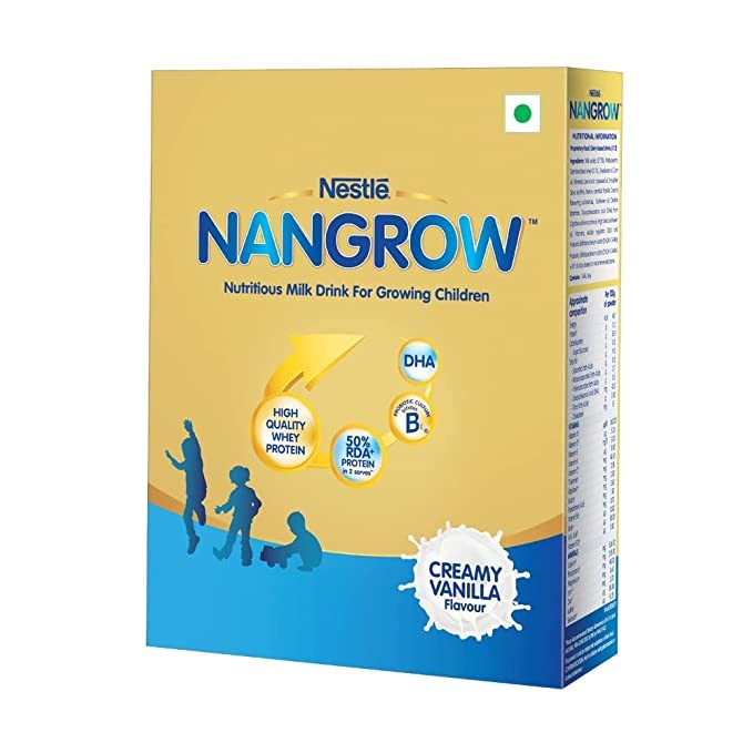 Nestle NANGROW Nutritious Milk Drink for Growing Children (3-6 years), Creamy Vanilla, 400g