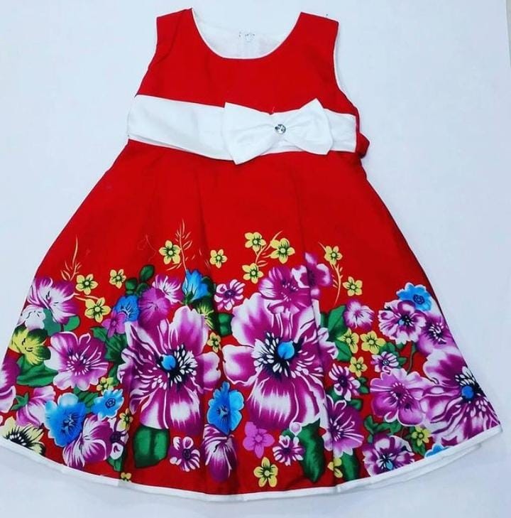 Baby Girl's A-Line Mini Frock Dress (9 To 18 Month)