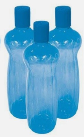 Plastic Water Bottle 3pc Set (1ltr)