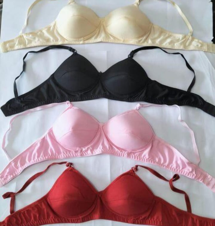 Women Cotton Non-Padded Wire Free Everyday Bra