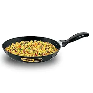 Hawkins Futura  Frying Pan, Non Stick Fry Pan, Induction Frying Pan, Black