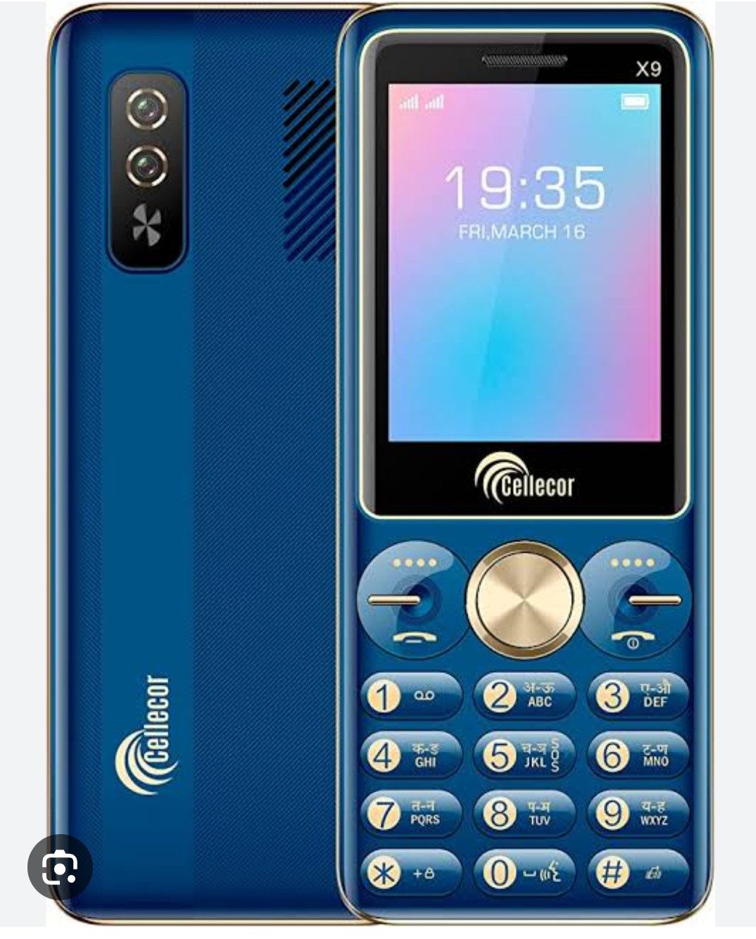 Cellecor X9 2750mah Battery Mobile phone