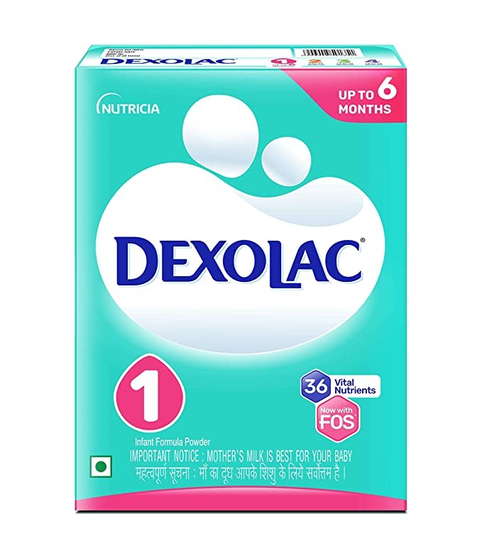 Dexolac Infant Formula Milk Powder for Babies - Stage 1 (Upto 6 months)