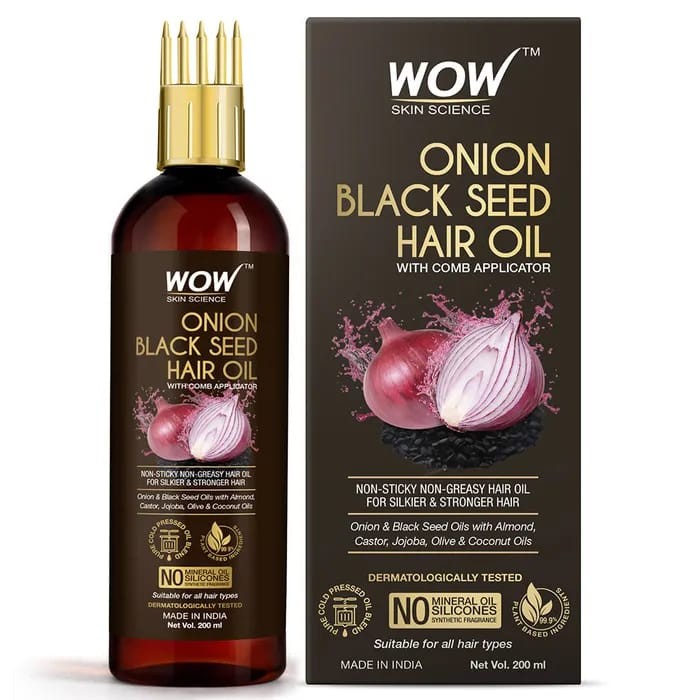 WOW Onion Black Seed Hair Oil (200ml)