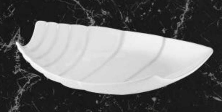 Servewell Shell White Platter Pack of 2