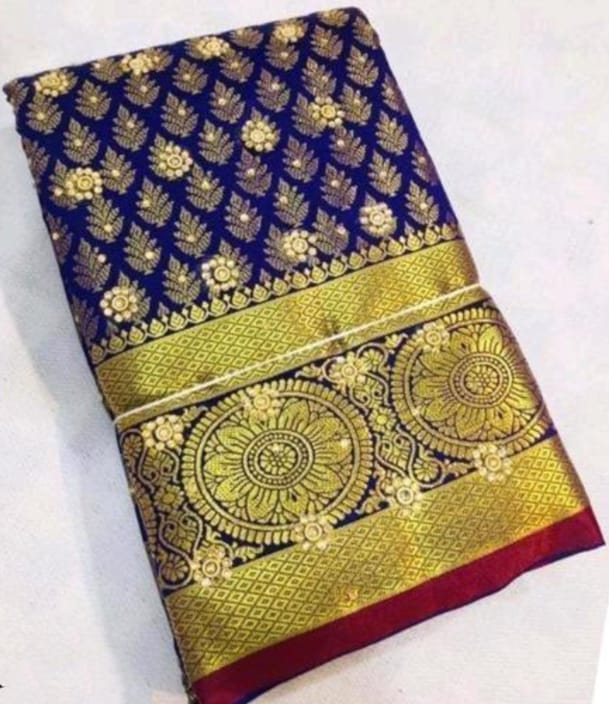 Woven Design Zari Brocade Banarasi Saree