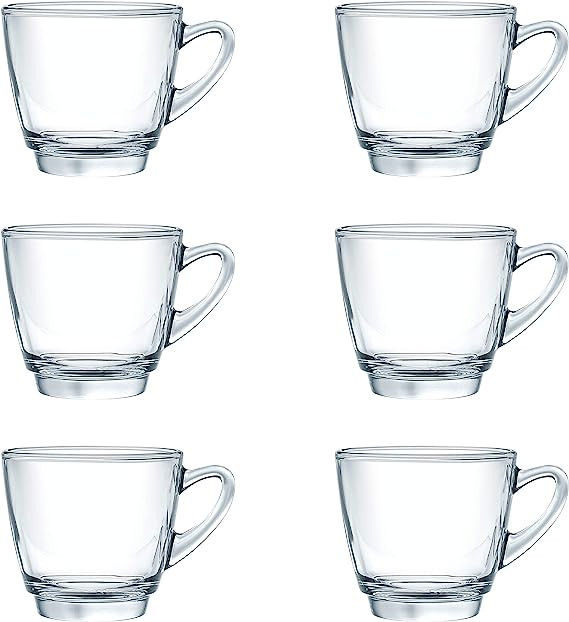 Ocean Drink Coffee & Tea Cup Kenya Cup Of (245 ml),Set Of 6