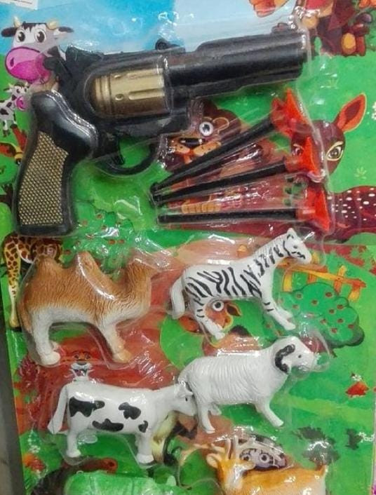 Animal & Gun Toy Set
