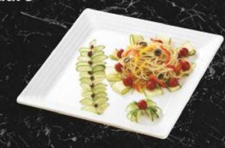 Servewell Square platter In White Pack Of 2