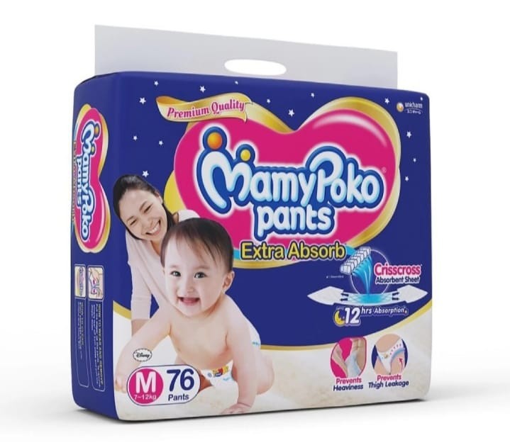 Mamy poko pants Extra Absorb Diaper (Size- M, 76pic)