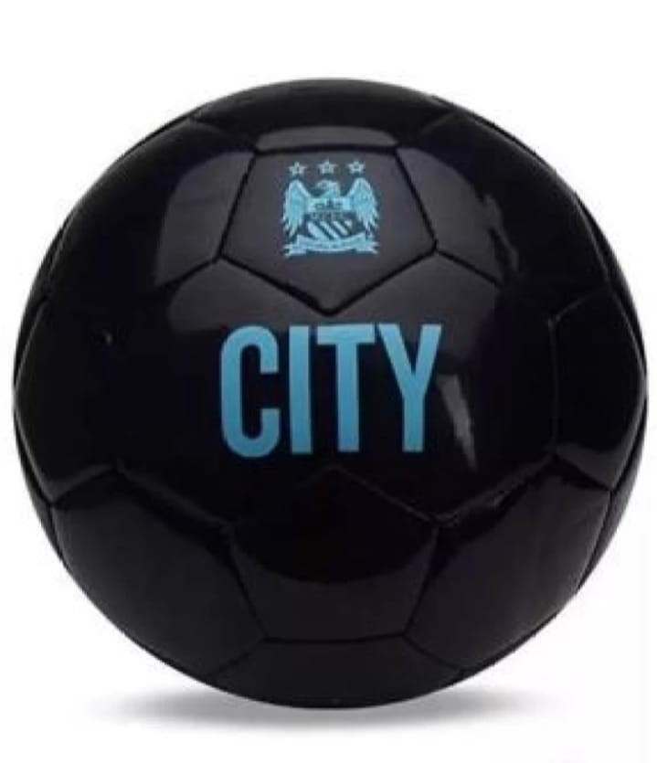 City Black Football Size- 5 (Pack of 2)