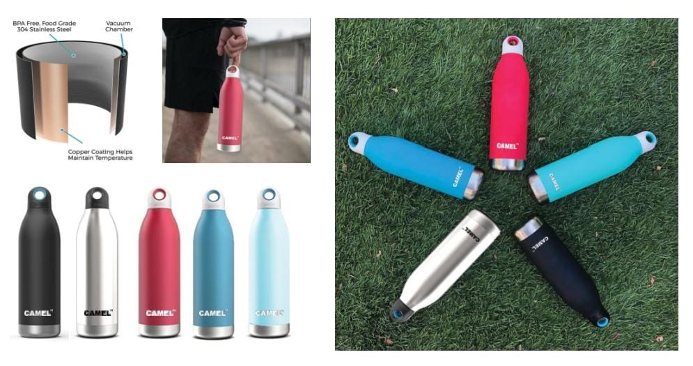 Camel Sigma In 5 Colour With Rubber Finish Of 550 ml