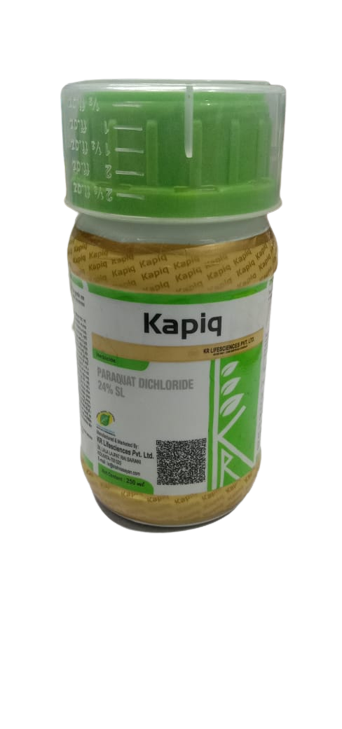 Krishi Rasayan Paraquat Dichloride 24% SL Kapiq  Herbicide(250ml)