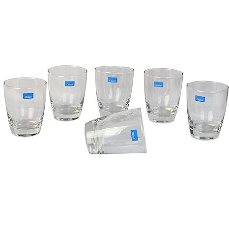 Ocean Drink Tumbler  Tiara Rock Glass, 365ml(Set of 6)