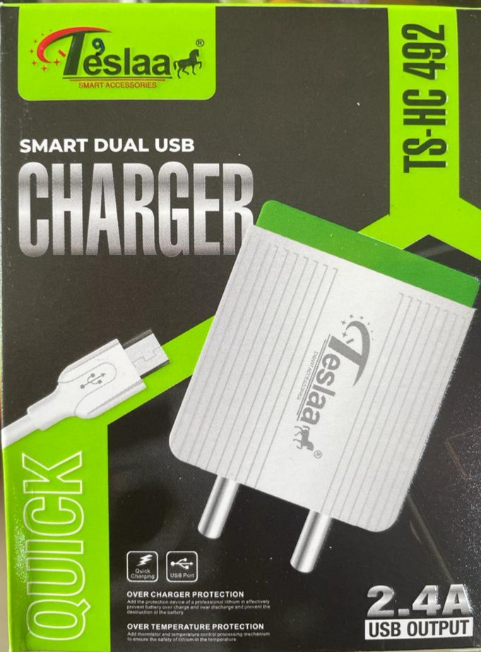 Tessla TS-HC 492 Smart Dual USB Charger