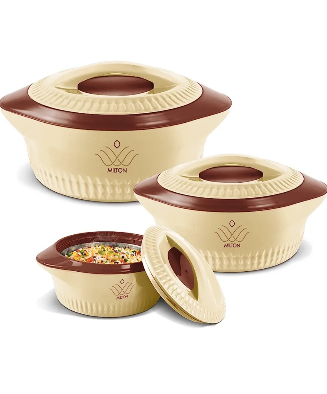 Milton New Royal 3 pic Gift Casserole Set(500/1000/1500ml)