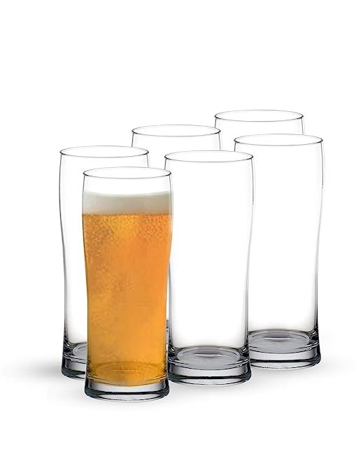 Ocean Drink Tumbler  Sweet Bell Long Drink  Glass Set, 345ml, Set of 6, Clear