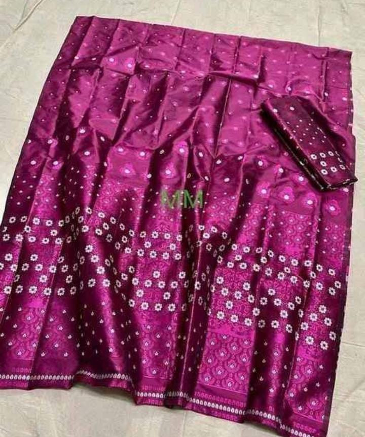 Polipat Mekhla Sador Saree With Blouse