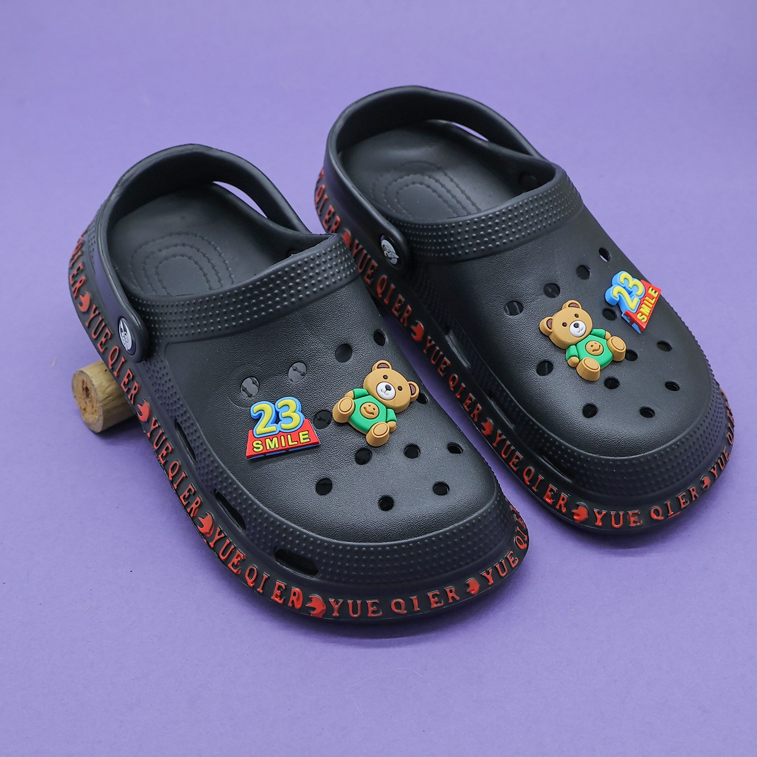 Black Slipper Sandal For 3 to 4 Year Boy