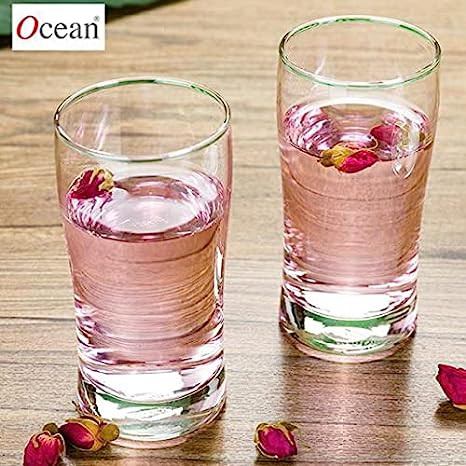Ocean  Drink Tumbler Sweet Bell HiBall B00808 Scratch Resistant Glass Set/ Light Weight (235 ml, Set of 6)