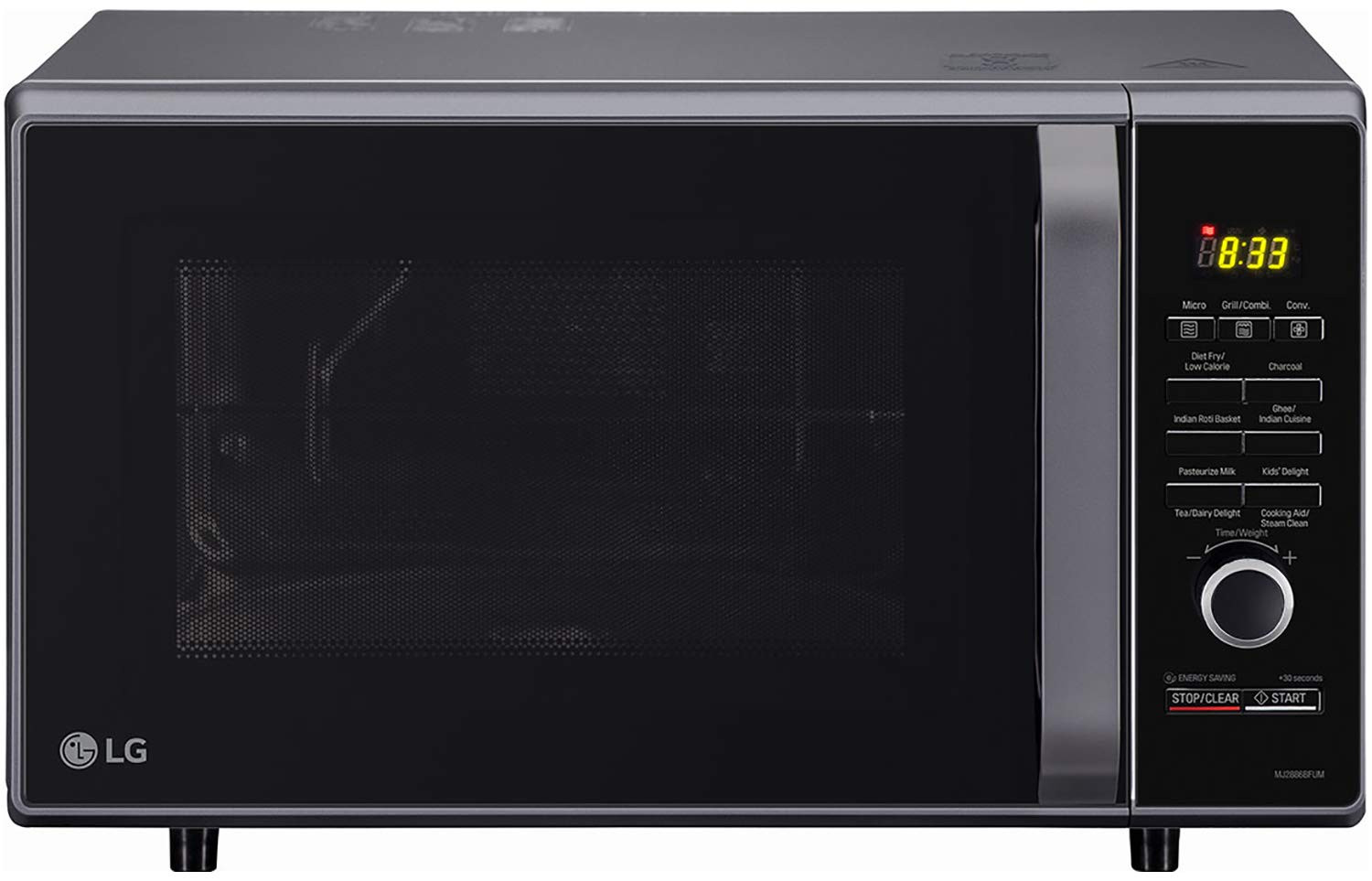 SAMSUNG 32 L Convection & Grill Microwave Oven  (MC32A7035CT, Black)