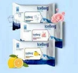 IceBerg Wet wipes Lemon Extract