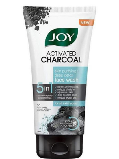 JOY Activate Charcoal Deep Clean 5 in 1 Face wash150ml