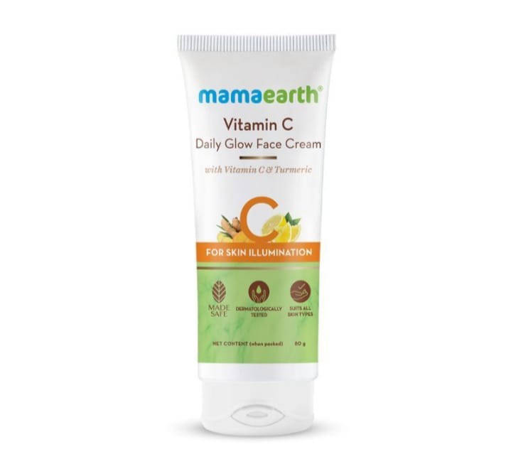 MamaEarth Vitamin C Daily Glow Face Cream (80ml )