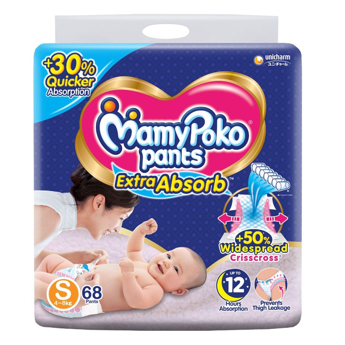Mamy Poko Pants Extra Absorb (size-s, 68pic)