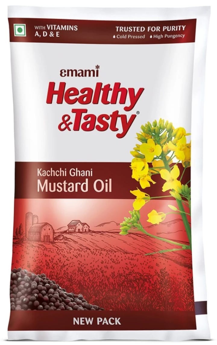 Emami Kachi Ghani Mustard Oil (1ltr)