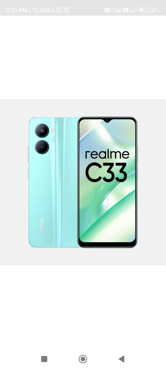 Realme C33 (128 GB Storage & 4 GB RAM) Colour Aqua blue