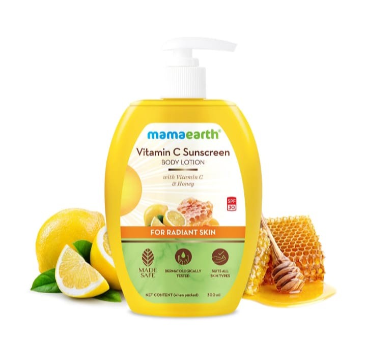 MamaEarth Vitamin C Body Lotion (400ml)