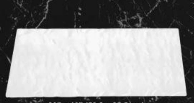 Servewell Leather Slates Platter Pack Of 3 Wavy Cut And Matte Cut