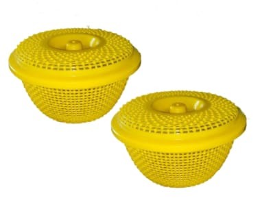 Plastic Fruit Basket/Jhuri With Cover (Buy 1 Get 1 Free)