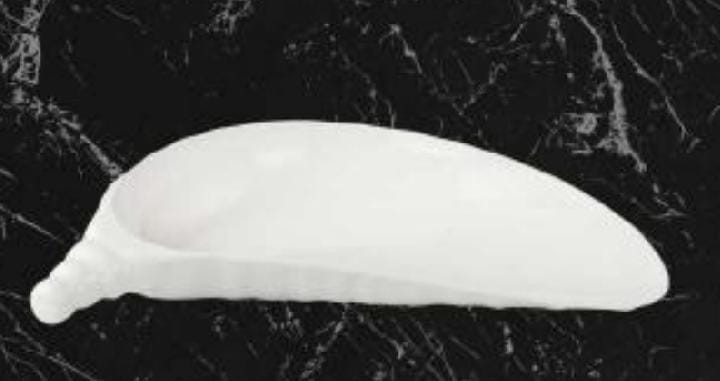 Servewell Banana Platter In White Pack Of 2