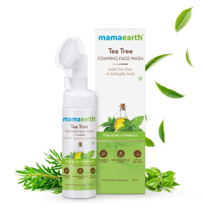 MamaEarth Tea Tree Foaming Face Wash (150ml)