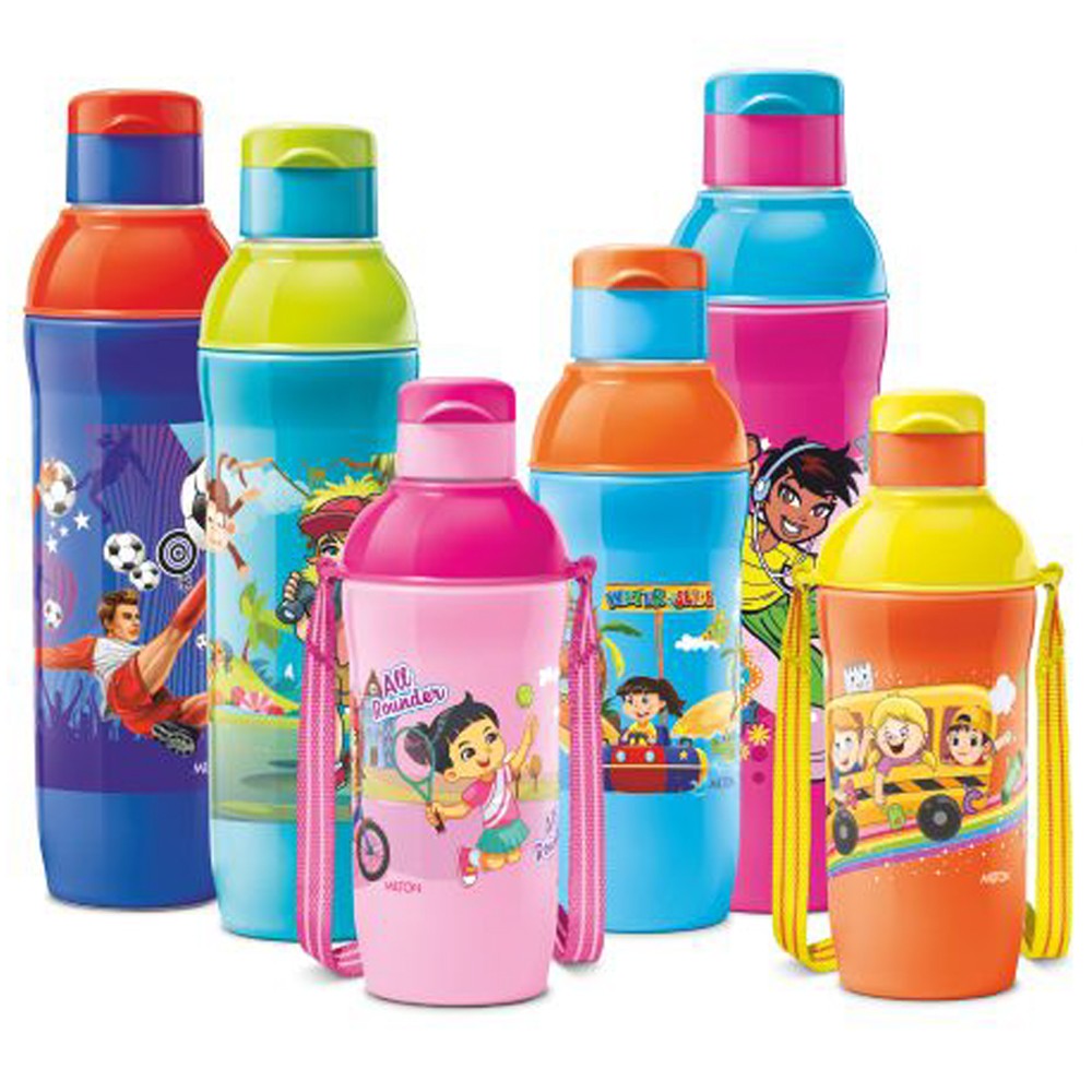 Milton Steel Slim 400/600/900 Insulated School Kids Bottle with Inner Steel Of Deep Blue ,Light Green,Blue,Pink,Dark Pink, Orange