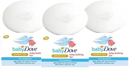 Baby Dove Rich Moisture Bar  (3 x 75 g)