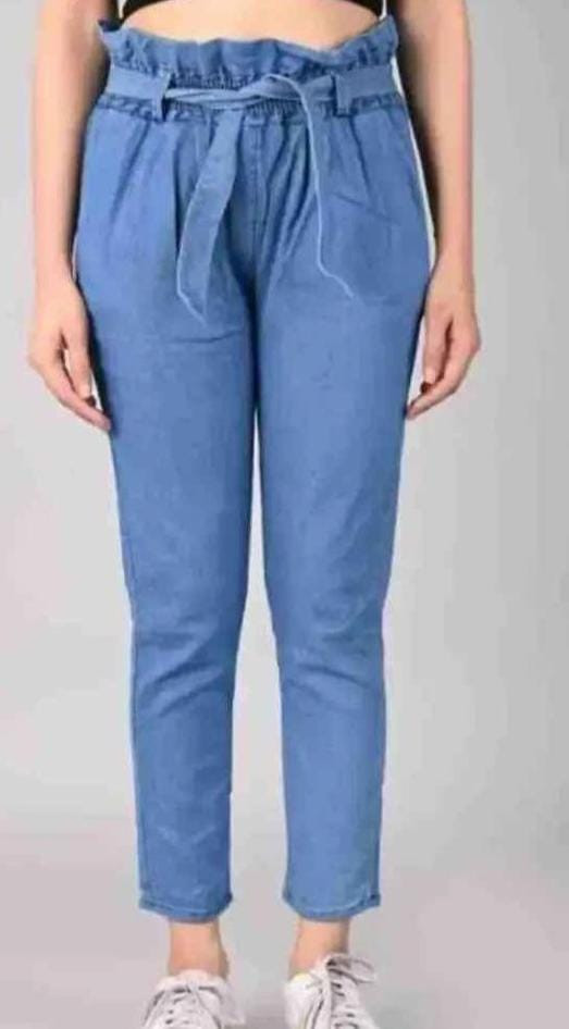 Trendy Martin stylish regular fit denim blue women jeans for girls Size- 26&28