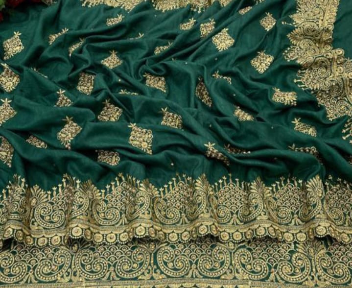 Embroidery Art Silk Saree With Blouse Piece