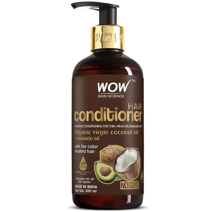 WOW Hair Conditioner Organic Virgin Coconut oil + avocado Oil (300ml)