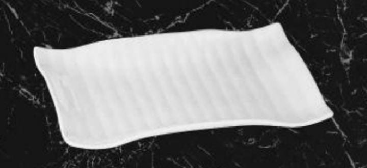 Servewell Bamboo  Platters White Pack Of 3