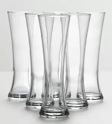 Ocean Drink Tumbler Premium Tall Royal  Glass Royal (Pack of 6) 355ml R00312 Beer Glass Glass Set Beer Glass  (355 ml, Glass, Clear)