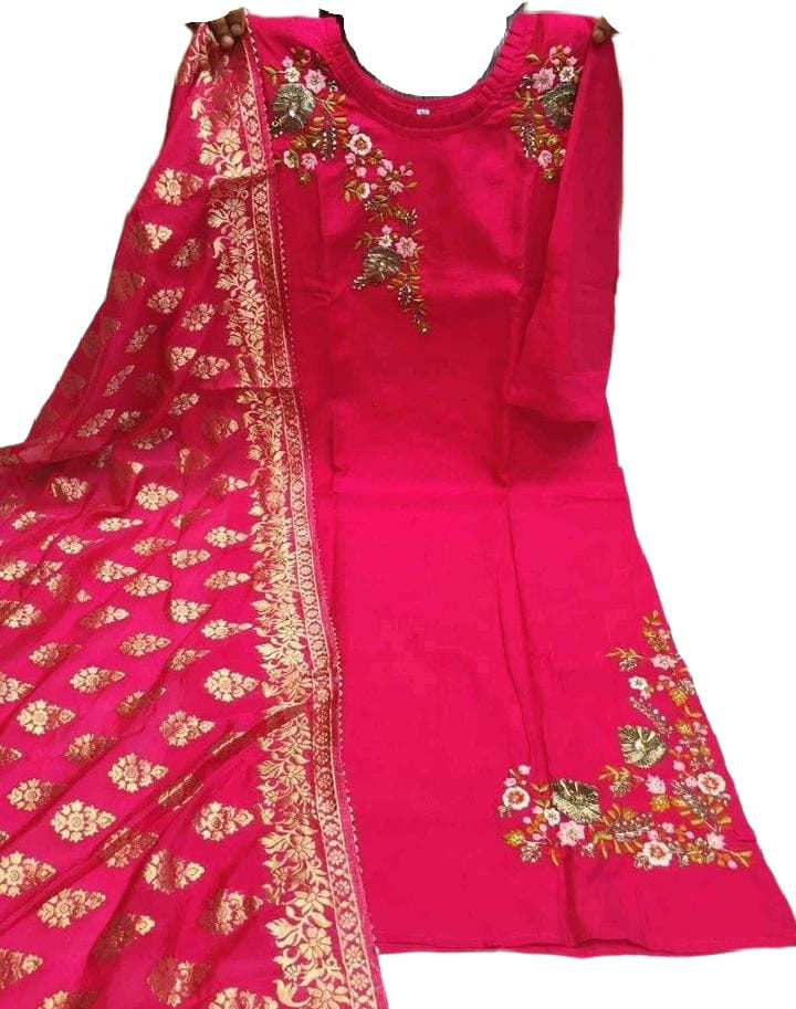 Cotton and silk mixed kurti/Women Kurti Size - M & L